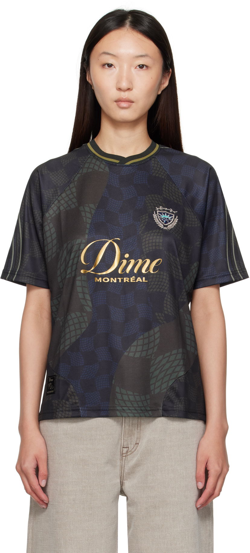 Jersey Dime Dime Checkered Home Jersey Svart | DIMESU254BLK