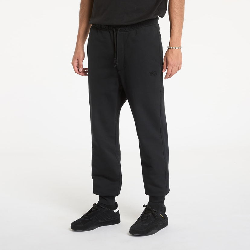 Träningsbyxor Y-3 Brushed Terry Cuffed Pant Black Svart | IW0070