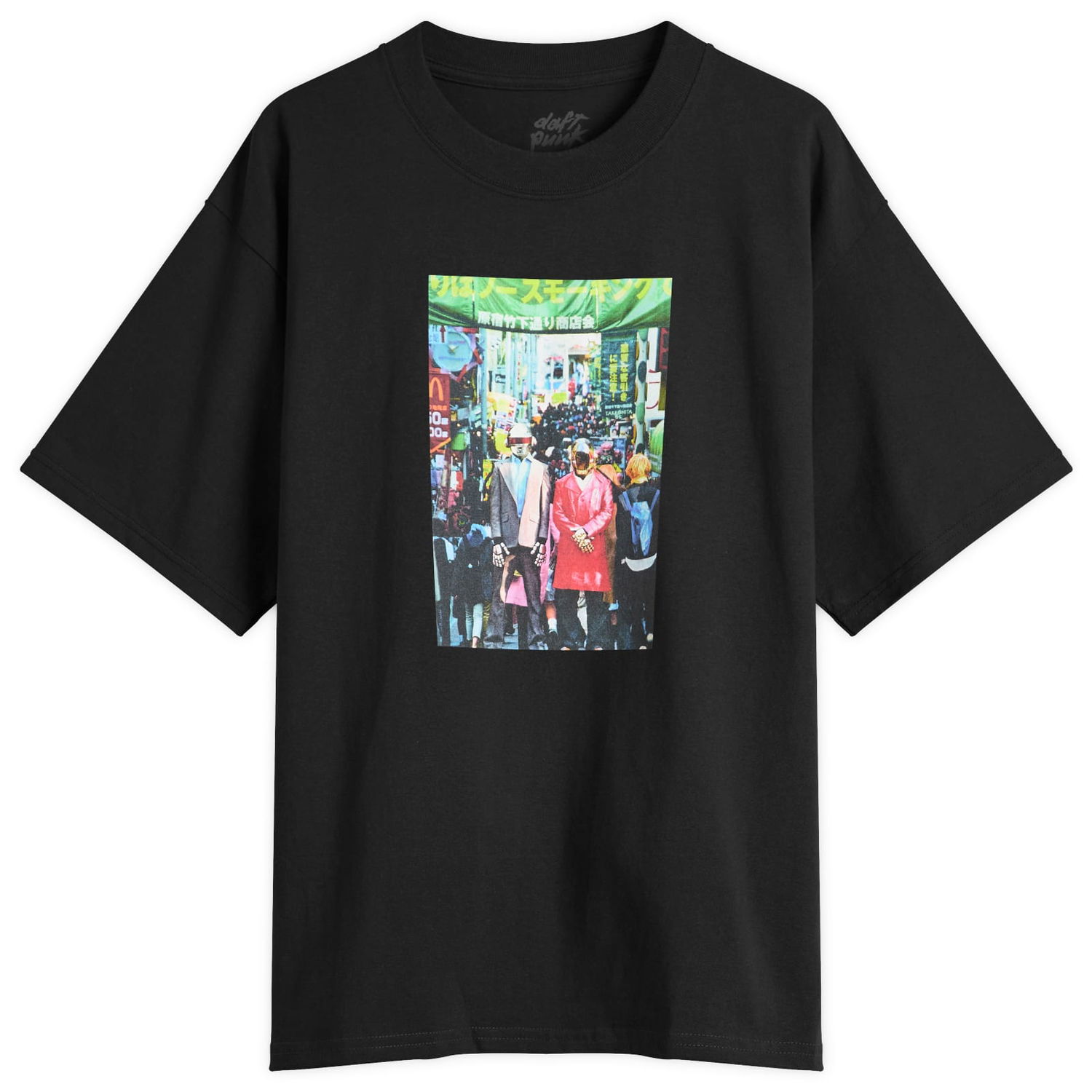 T-shirt Pleasures Pleasures Harajuku Graphic T-Shirt Svart | P25DP018-BLK, 1