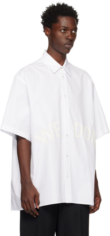 Skjorta We11done We11done Printed Shirt Vit | WD-SH3-22-214-U-WH, 1