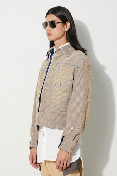 Jacka ADER ERROR Corduroy Trucker Jacket Beige | BMADFWJK1603, 3