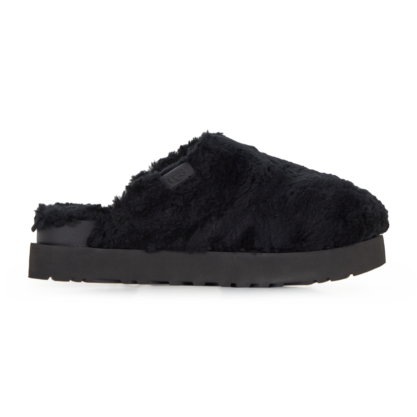 Sneakers och skor UGG Fuzz Sugar Slide Noir Svart | 1135132-BLK