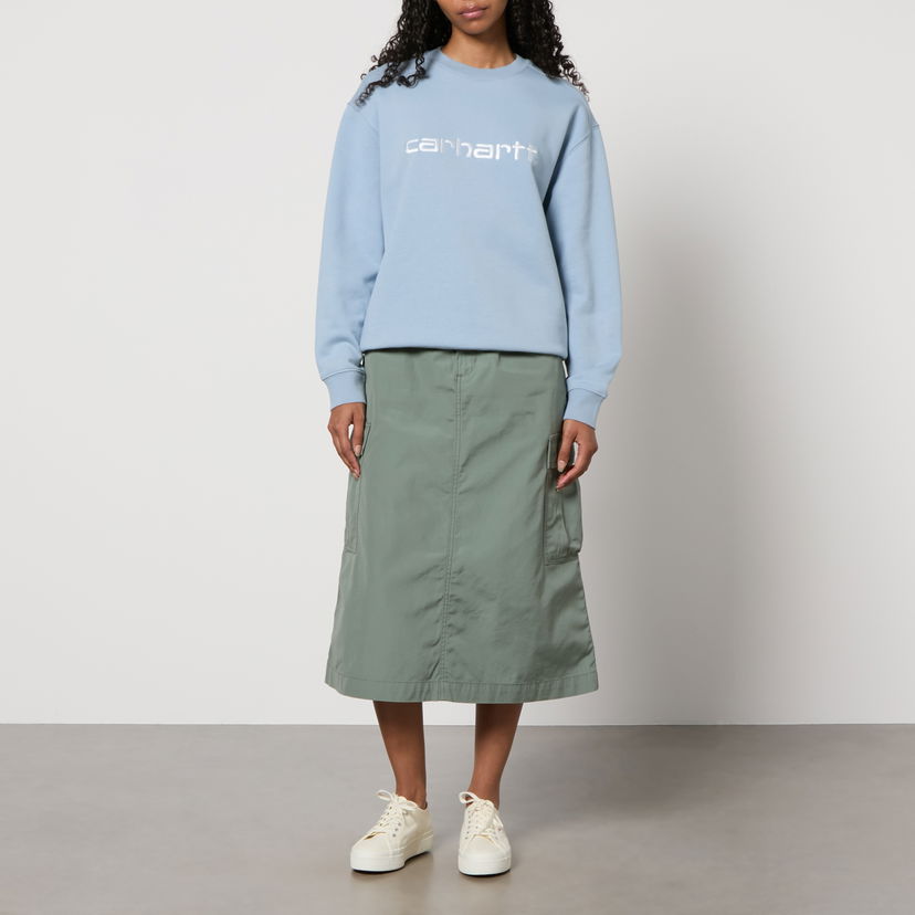 Sweatshirt Carhartt WIP Misty Sky Sweatshirt Blå | I033647