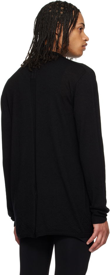 Sweater Rick Owens Rick Owens Hollywood Oversized Level Sweater Svart | RU01E5627 WS, 2