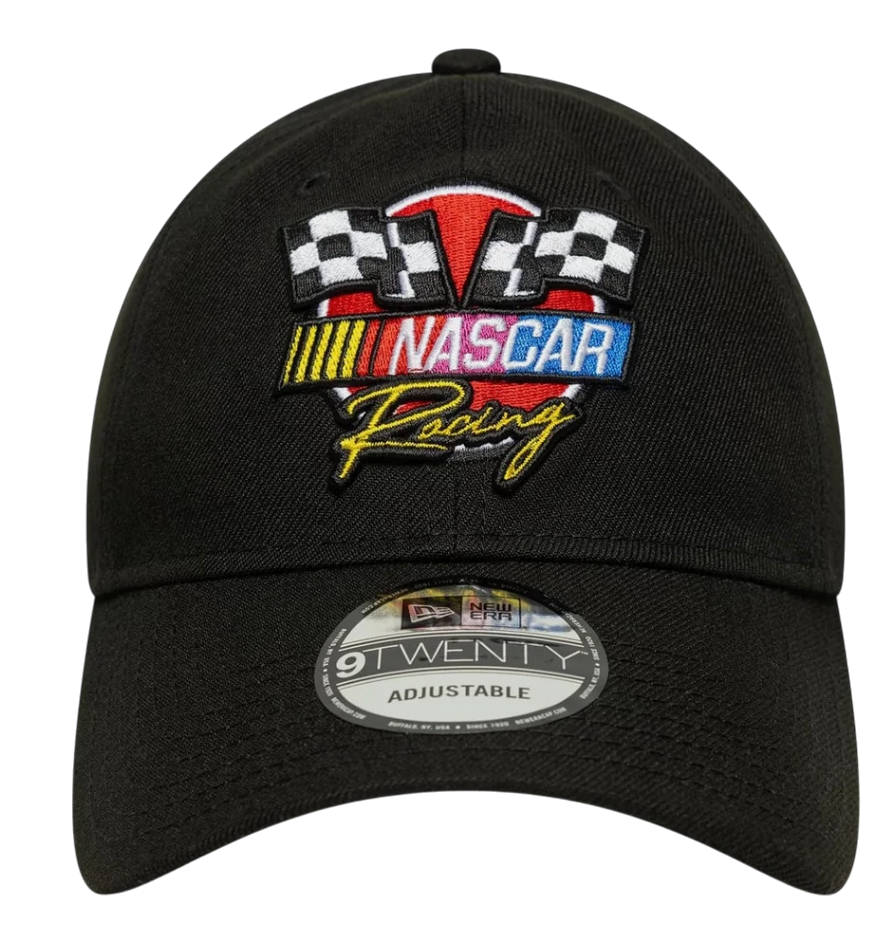 Keps New Era NASCAR Classics Flag 9Twenty Adjustable Cap Svart | 60667697-60667697, 1