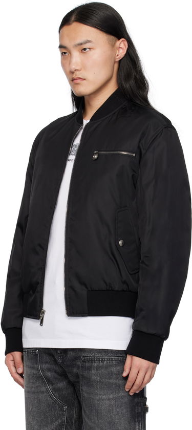 Bomberjacka Versace Versace Medusa Chains Reversible Bomber Jacket Svart | 1018824_1A13441, 3