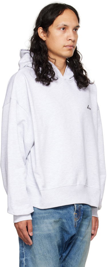 Sweatshirt We11done We11done Lettering Symbol Hoodie Grå | WD-TH3-22-840-U-GY, 1