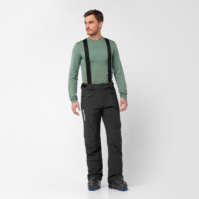 Byxor Salomon Ski Pants Edge Svart | LC2150900