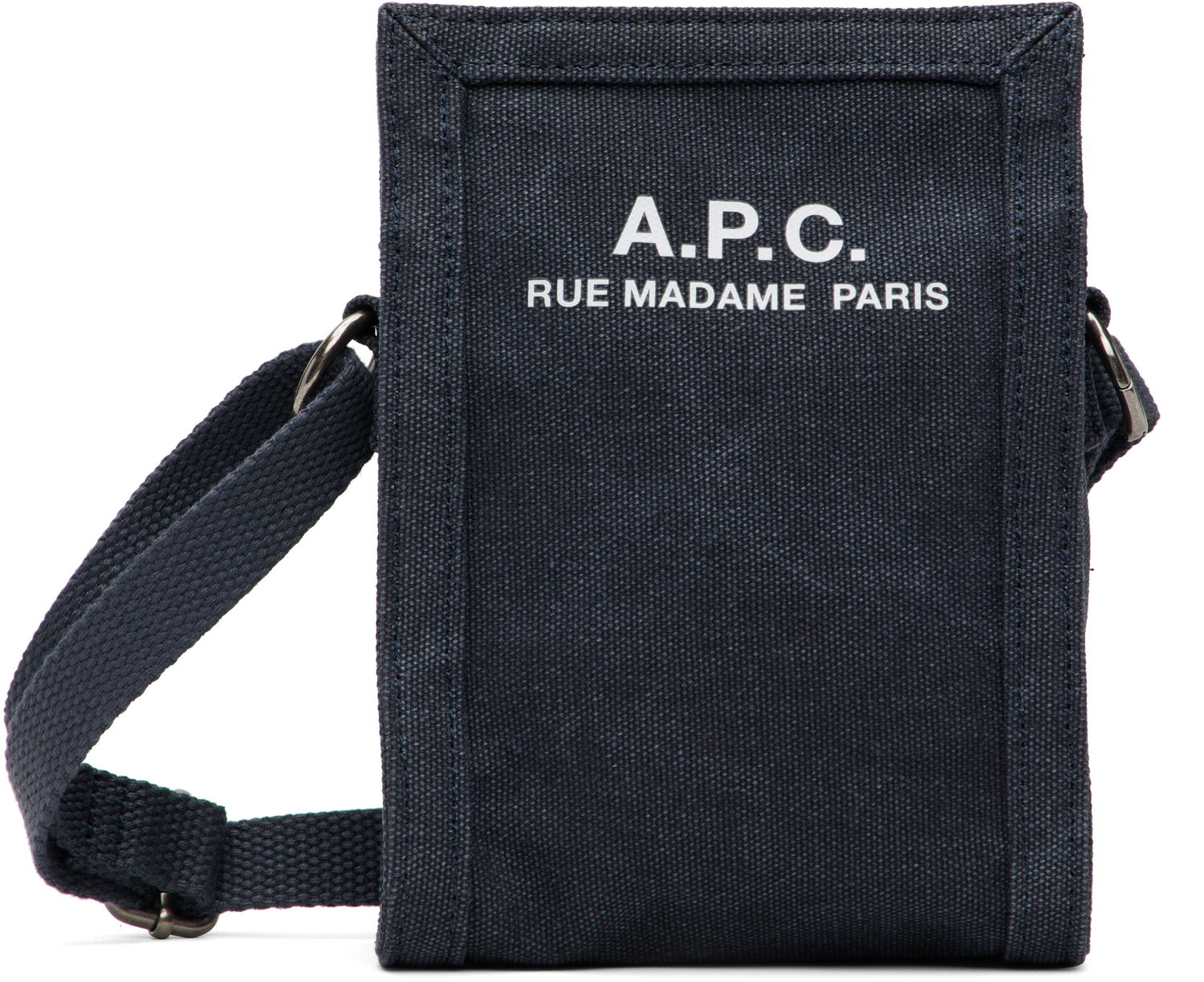 Ryggsäckar och väskor A.P.C. A.P.C. Recuperation Crossbody Phone Pouch Mörkblå | COHGV-H61931, 0