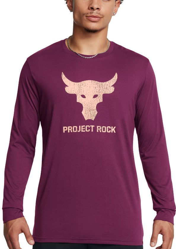 T-shirt Under Armour Long Sleeve T-Shirt Bull Purpur | 1374847-505