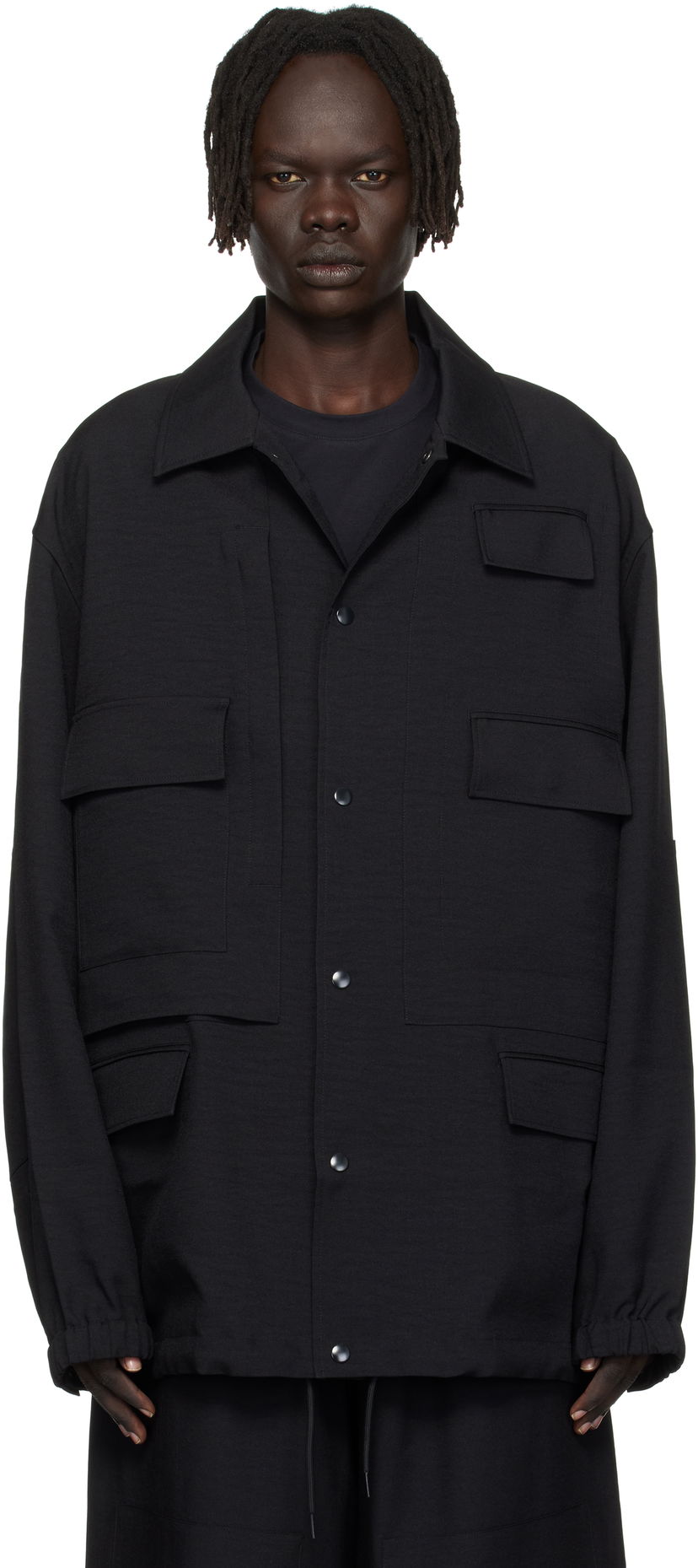 Jacka Y-3 Y-3 Sport Uniform Coach Jacket Svart | JX7291