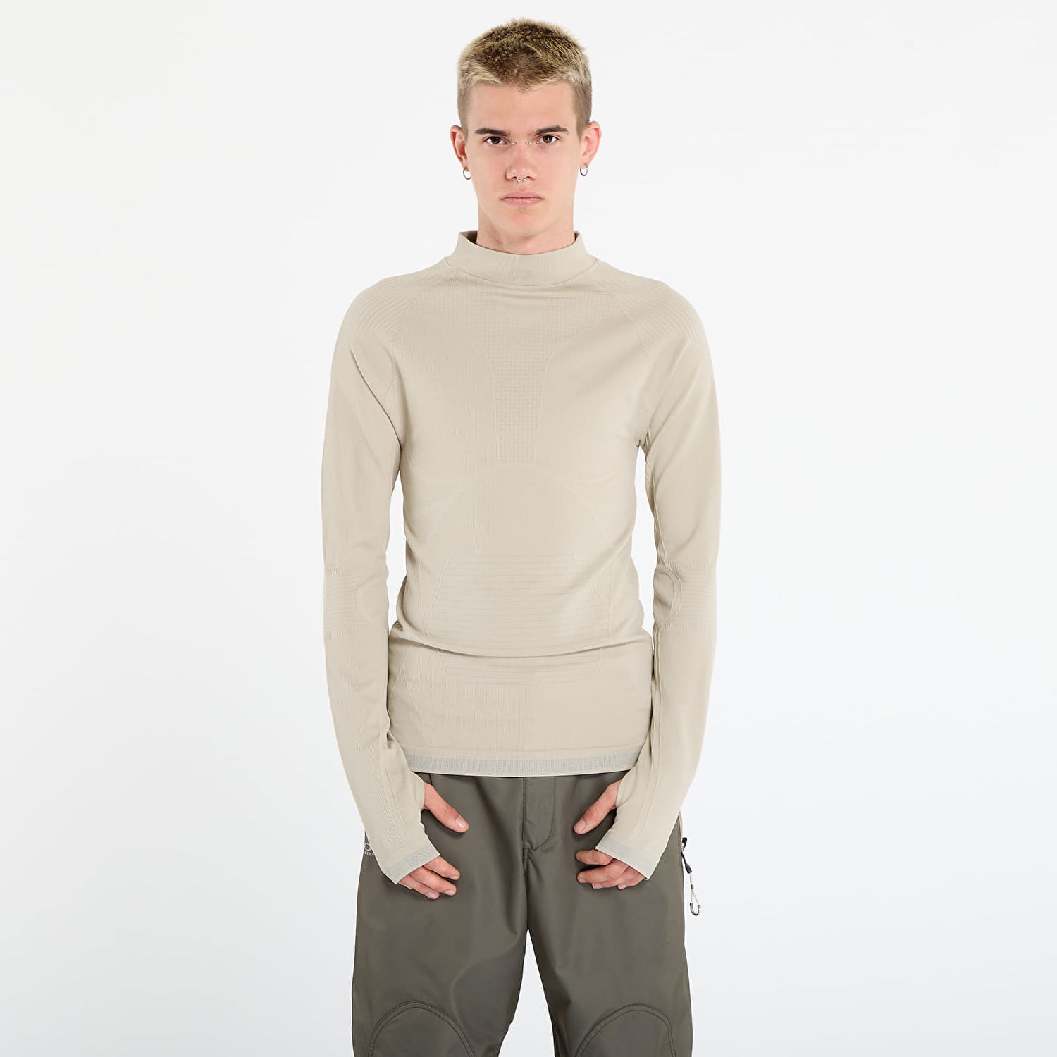 T-shirt OAKLEY Oakley Latitude Soar Base Layer Top Beige | FOA407466-68S, 0