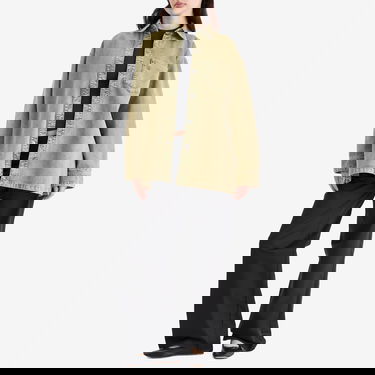 Skjorta AMI AMI Paris ADC Denim Overshirt, Size Large Grön | FJK273-DE0064-375, 4