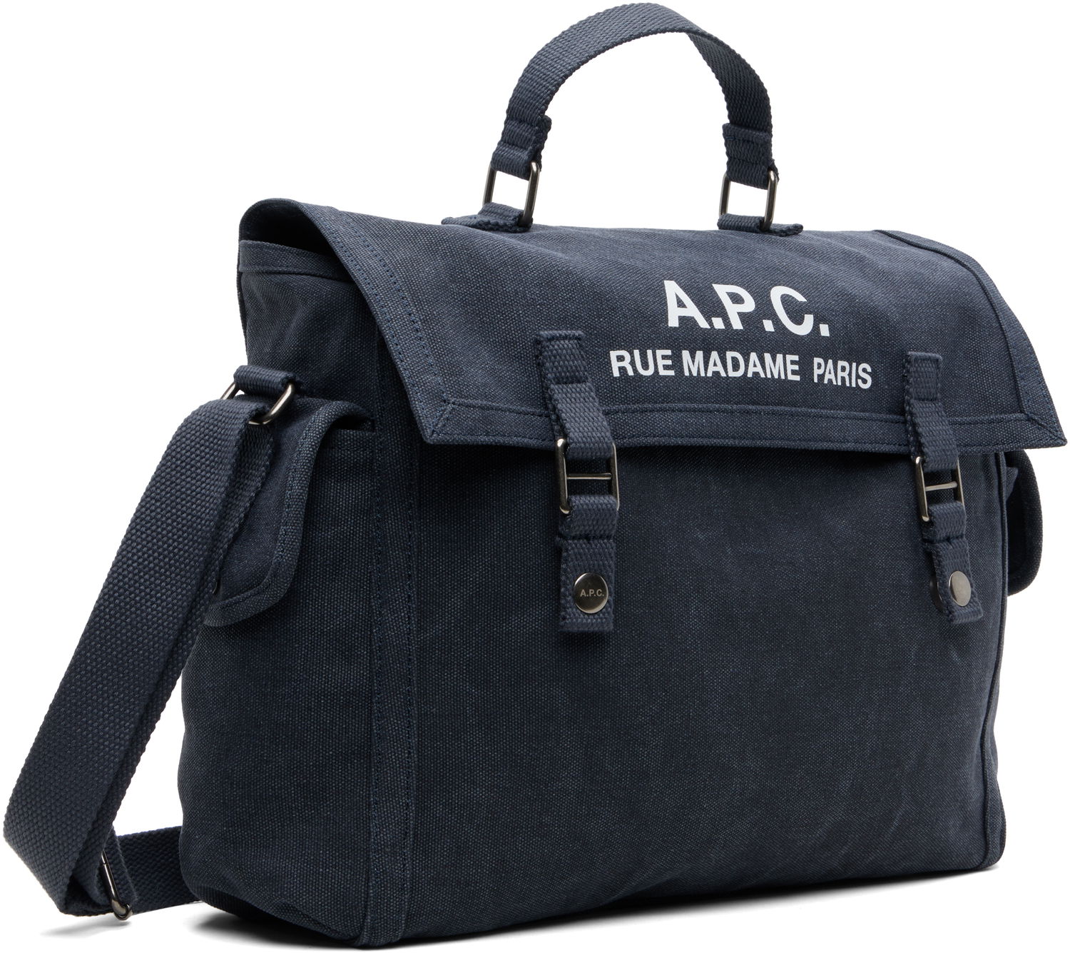 Axelväska A.P.C. A.P.C. Recuperation Satchel Bag Mörkblå | COHGV-H61930, 1