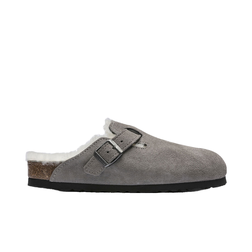 Sneakers och skor Birkenstock Boston Shearling Suede Grå | 1017650/1017651