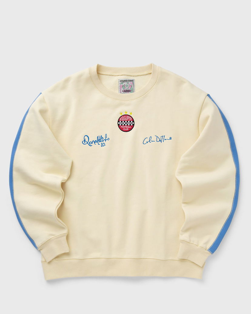 Sweatshirt KidSuper KidSuper Studios X Ronaldinho Crewneck Sweatshirt L Beige | AW24-FLCTP-01