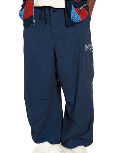Cargo byxor Pleasures Visitors Wide Fit Cargo Pants Mörkblå | P23F012-NAVY