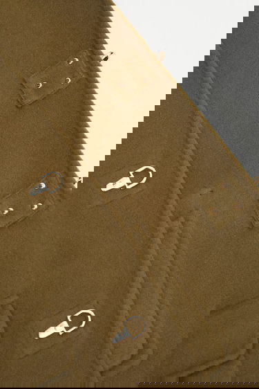 Rockar Drôle de Monsieur Wool Blend Caban Jacket with Metallic Toggle Fasteners Grön | I.JT248.WO042, 4