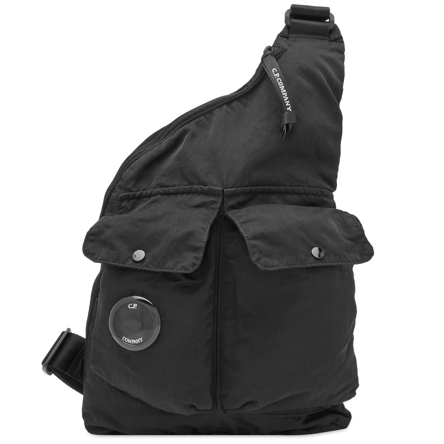 Ryggsäck C.P. Company Lens Single Strap Backpack Svart | 15CMAC213A-005269G-999, 0