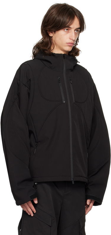 Vindjacka HELIOT EMIL Softshell Hooded Jacket Svart | PREAW24_M_02_130_BLK01, 3