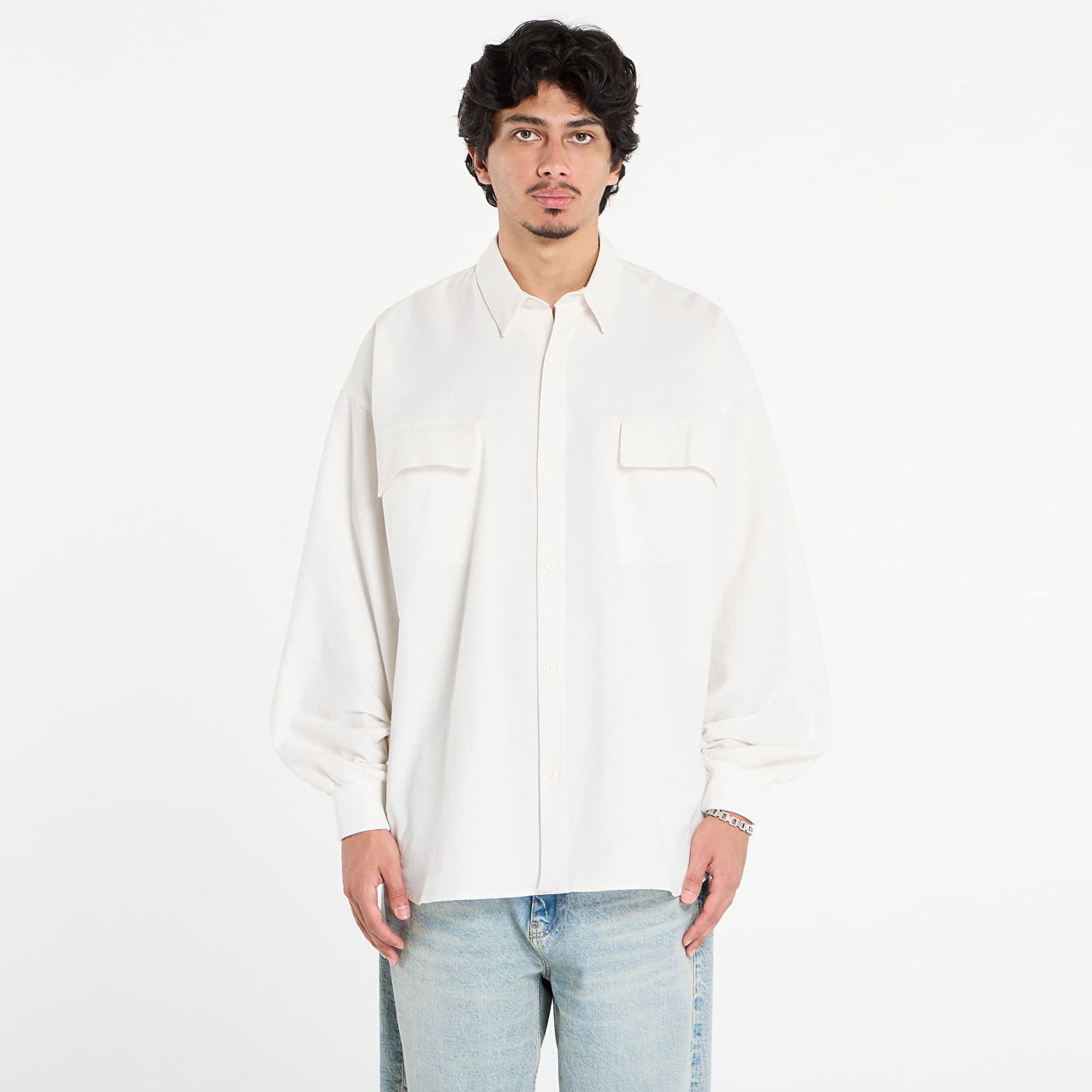 Skjorta Fear of God Fear of God Essentials Oxford Shirt Vit | 186SP254424F-323, 0
