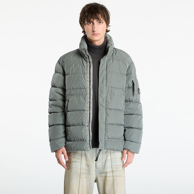 Pufferjacka C.P. Company Chrome-R Down Jacket Gunmetal Grey Grå | 19CMOW012A005904G-921
