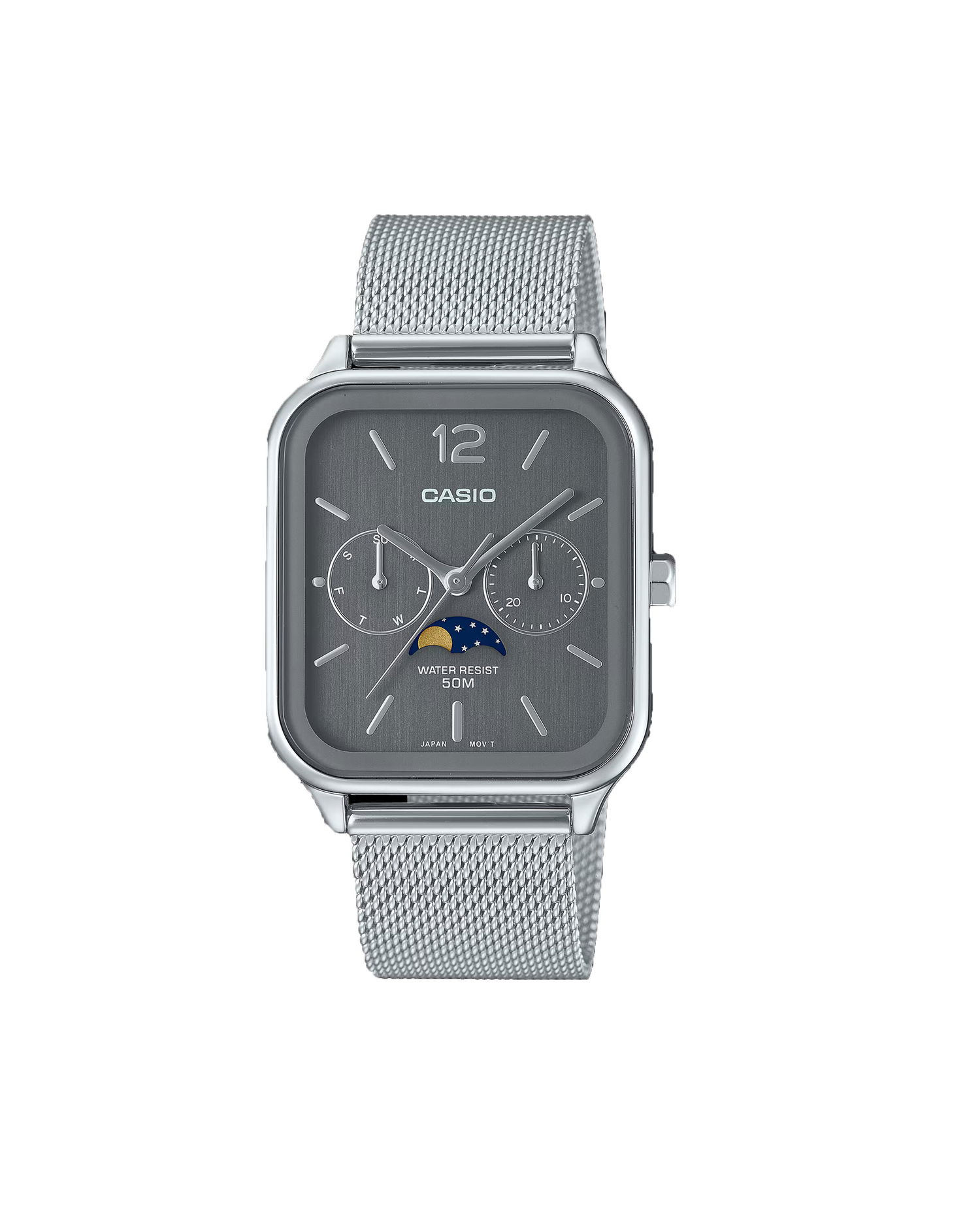 Klocka CASIO Moon Phase Watch Grå | MTP-M305M-8AVER, 0