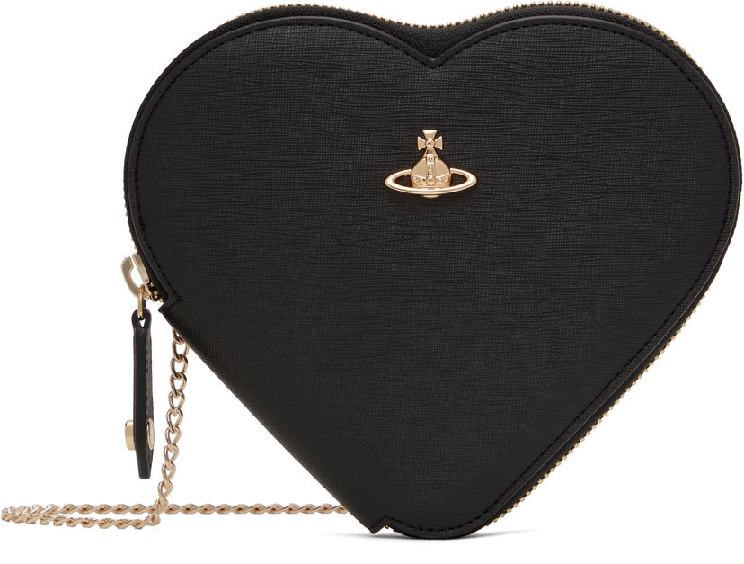 Handväska Vivienne Westwood Vivienne Westwood New Heart Crossbody Bag Svart | 58010001W-S0021-
