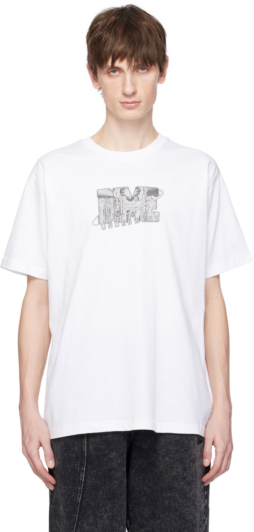 T-shirt Dime Dime Cosmic Graphic T-Shirt Vit | DIMESP2559WHT
