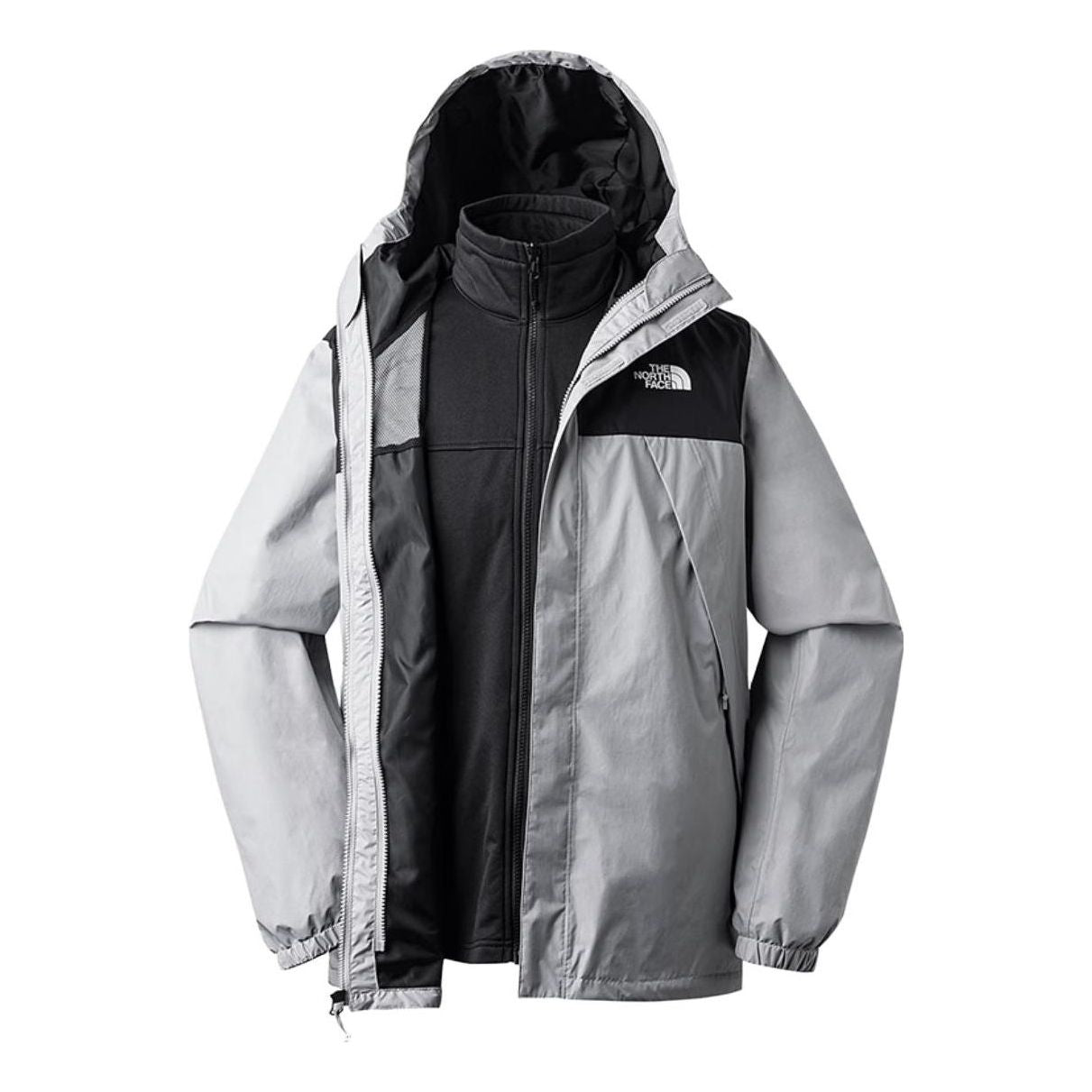 Vindjacka The North Face Sheru 3-in-1 Hooded Jacket Grå | NF0A7W7T-GVV, 0