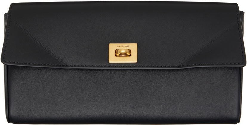 Plånbok Balenciaga Balenciaga Rodeo Continental Wallet Svart | 814112 2ABKX