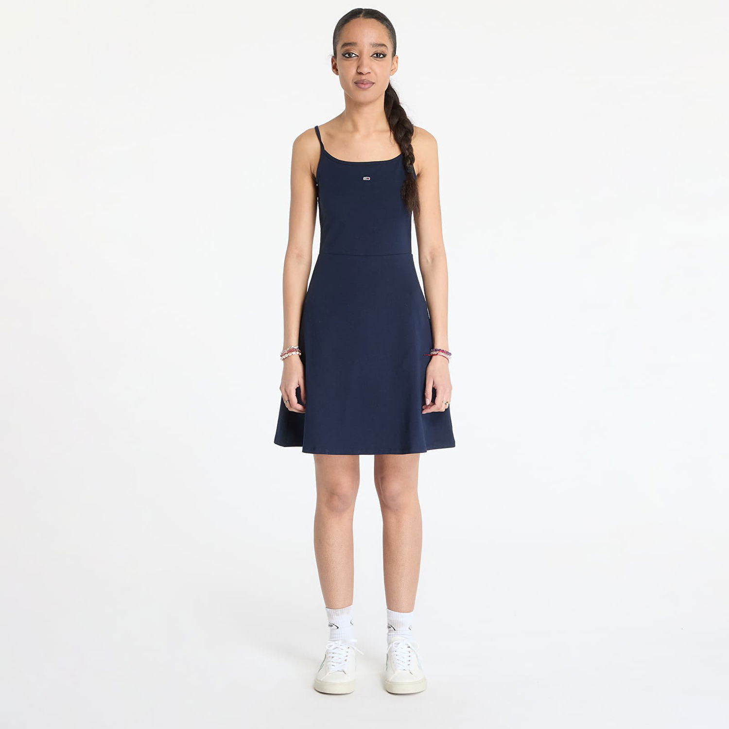 Klä Tommy Hilfiger Tommy Jeans Essential Strap Dress Mörkblå | DW0DW21354 C1G, 0