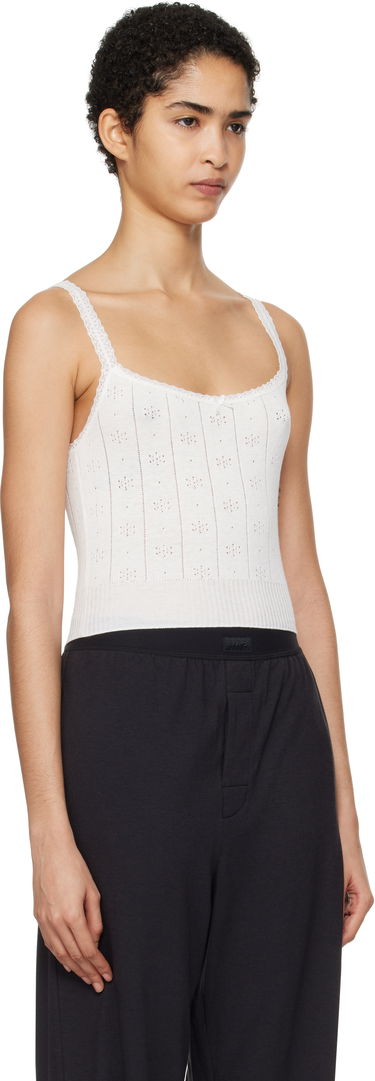 Linne SKIMS Sweater Camisole Vit | SL-CAM-6485W, 1