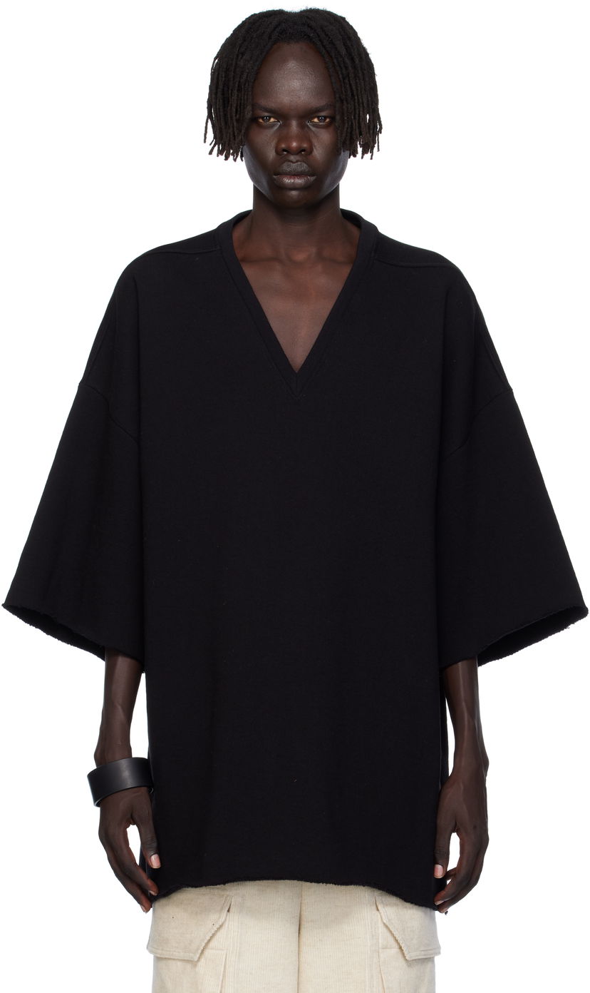 T-shirt Rick Owens Rick Owens Concordians V Tommy T-Shirt Svart | RU02E1279 JTC