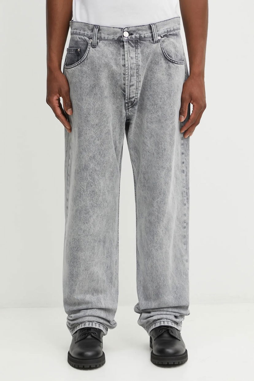Jeans Aries Aries Acid Wash Jeans Grå | AR3131304