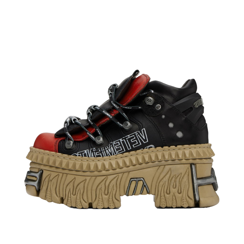Sneakers och skor VETEMENTS New Rock Edition Platform Sneakers Svart | UA65SN100L