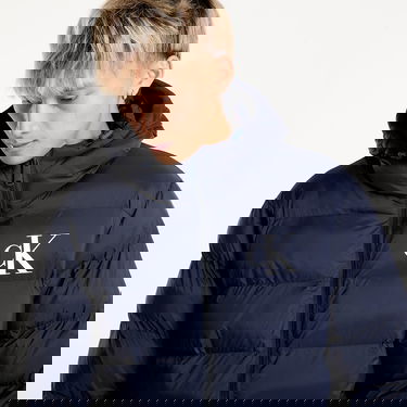 Pufferjacka CALVIN KLEIN Calvin Klein Jeans Ls Nylon Monogram Puff Jacket Mörkblå | LV04RD528G CEF, 1