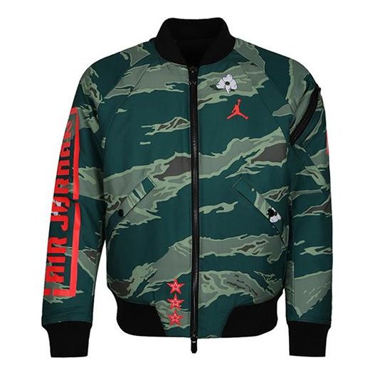 Bomberjacka Jordan Jordan City Of Flight Bomber Jacket Grön | AT9006-010