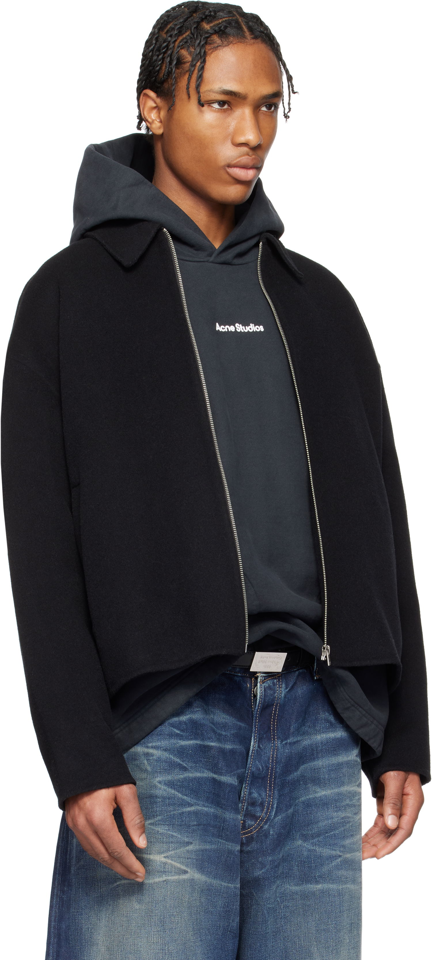 Skjorta Acne Studios Beige Zipper Beige | B90699-, 1