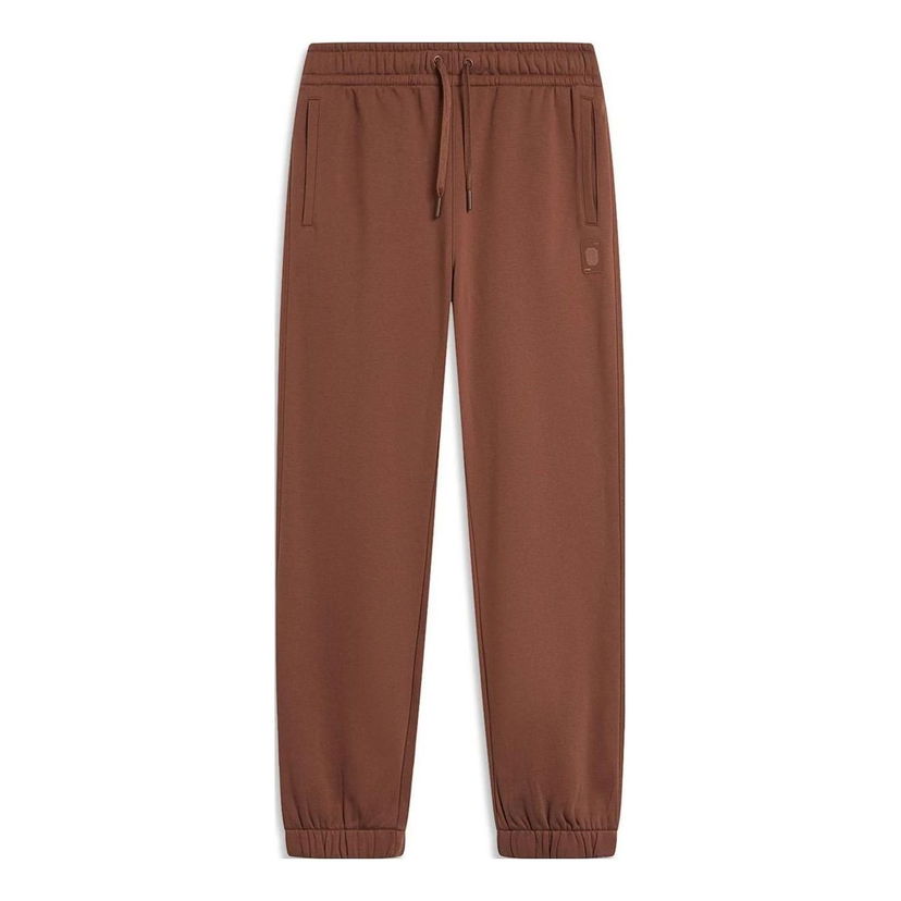 Träningsbyxor Li-Ning Straight Lifestyle Pants Brun | AKLT955-5