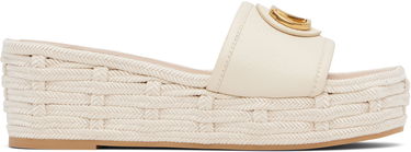Skovård Valentino Valentino Garavani VLogo Signature Espadrille Wedge Sandals Beige | 6W0S0LY8DTW, 0