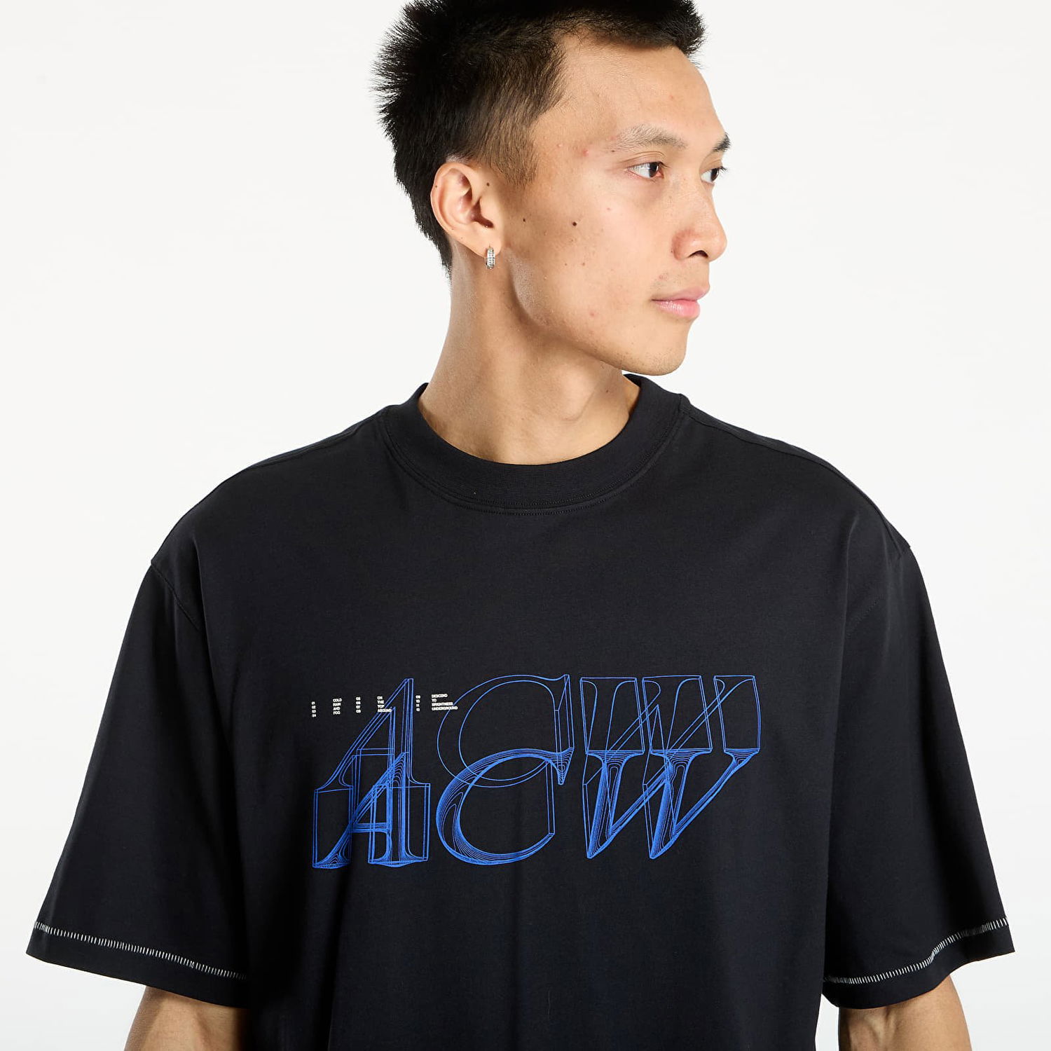 T-shirt A-COLD-WALL* A-COLD-WALL* Serif T-Shirt Svart | ACWMTS233 Black, 1