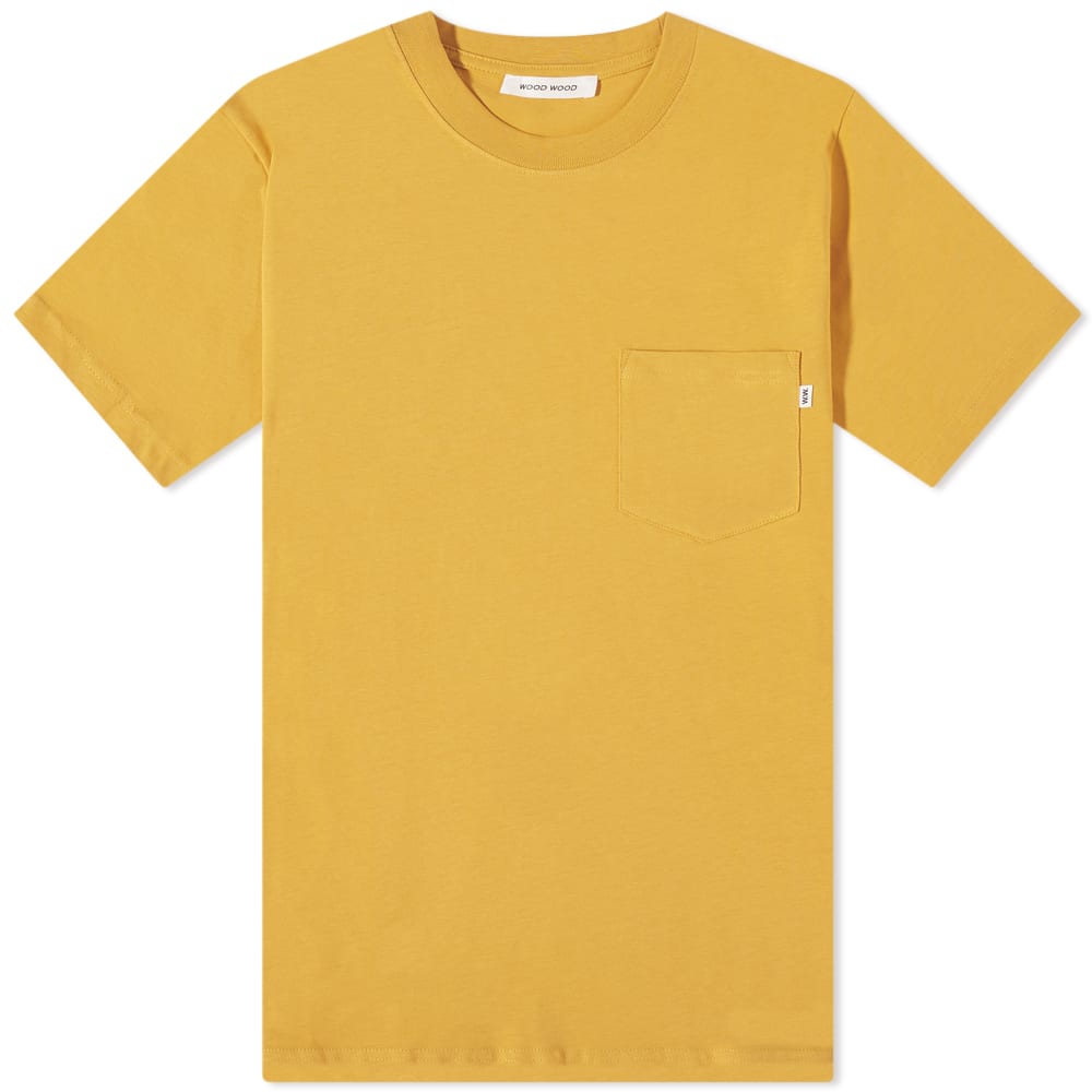 T-shirt WOOD WOOD Bobby Pocket Tee Orange | 12225702-2489-3507, 0