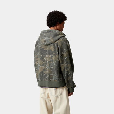 Jacka Carhartt WIP Carhartt WIP Benton Hooded Camo Sweat Jacket Grön | I035437_5, 1