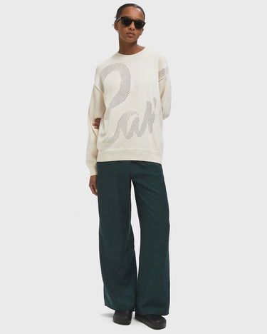 Byxor American Vintage Lanow Wide-Leg Pants Grön | LAN10AH25-CYPRESS, 1