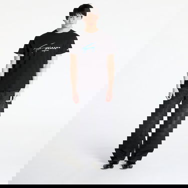 T-shirt Tommy Hilfiger Tommy Jeans Signature Dna Regular Fit Tee Svart | DM0DM20817 BDS, 3