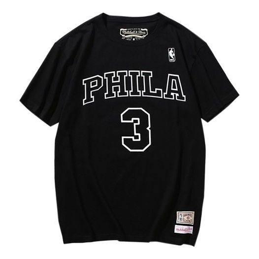 T-shirt Mitchell & Ness Mitchell & Ness Philadelphia 76ers Allen Iverson 3 T-shirt Svart | MN13S18-AIV