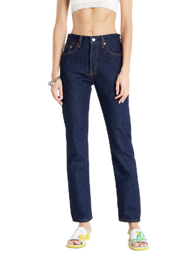 Jeans Levi's 501 Original Straight Leg Deep Breat Mörkblå | 12501-0384