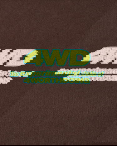Sweatshirt 4 WORTH DOING Experimental Studio Crewneck Sweatshirt Brun | 4WDF22C1 CHOCOLATE, 5