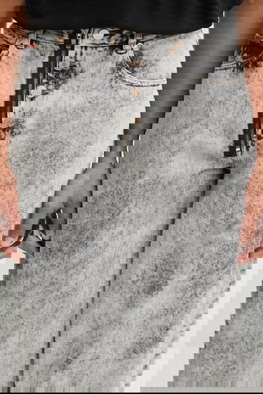 Jeans Martine Rose Martine Rose Zip Hem Jeans Grå | 259WD09049, 3